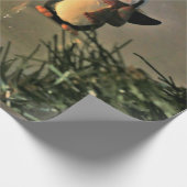 Ein Paar Pinguine Geschenkpapier (Ecke)