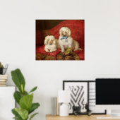 Ein Paar Poodles Poster (Heimbüro)