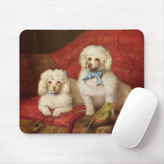 Ein Paar Pudel Mousepad (Mit Mouse)