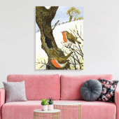 Ein Paar Robins Leinwanddruck (Insitu (Wohnzimmer))