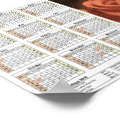 Ein paar Rose in Zeichnung3 DINA5 Kalender 2016 Poster (Ecke)