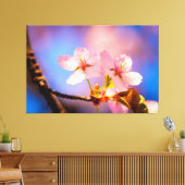 Ein paar Sakura-Blume Leinwanddruck (Insitu (Wohnzimmer))