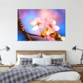 Ein paar Sakura-Blume Leinwanddruck (Insitu (Schlafzimmer))