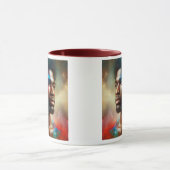 Ein Paar schaut weit. Tasse (Zentrum)