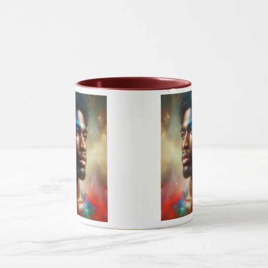 Ein Paar schaut weit. Tasse (Zentrum)