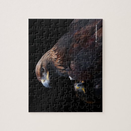 Ein Paar schöne goldene Adler Puzzle (Vertikal)