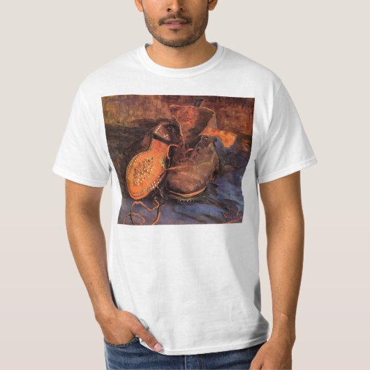 Ein Paar Schuhe durch Vincent van Gogh T-Shirt (Vorderseite)