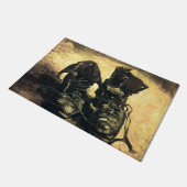 Ein Paar Schuhe - Van Gogh Floor Mat Fußmatte (Schrägansicht)