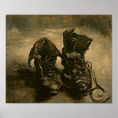 Ein Paar Schuhe, Vincent van Gogh Poster (Vorne)