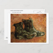 Ein Paar Schuhe, Vincent van Gogh Postkarte (Vorne/Hinten)