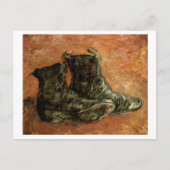 Ein Paar Schuhe, Vincent van Gogh Postkarte (Vorderseite)