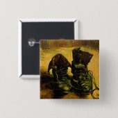Ein Paar Schuhe von Vincent van Gogh Button (Vorne & Hinten)