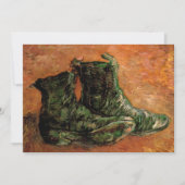 Ein Paar Schuhe von Vincent van Gogh Einladung (Vorderseite)
