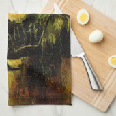 Ein Paar Schuhe von Vincent van Gogh Handtuch (Viertel Falte)