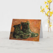 Ein Paar Schuhe von Vincent van Gogh Karte (Gelbe Blume)
