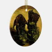 Ein Paar Schuhe von Vincent van Gogh Keramikornament (Rechts)