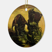 Ein Paar Schuhe von Vincent van Gogh Keramikornament (Links)