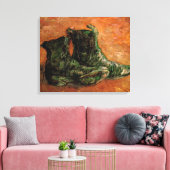 Ein Paar Schuhe von Vincent van Gogh Leinwanddruck (Insitu (Wohnzimmer))