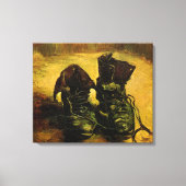 Ein Paar Schuhe von Vincent van Gogh Leinwanddruck (Vorderseite)