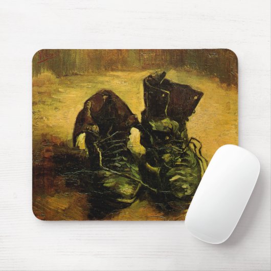 Ein Paar Schuhe von Vincent van Gogh Mousepad (Mit Mouse)