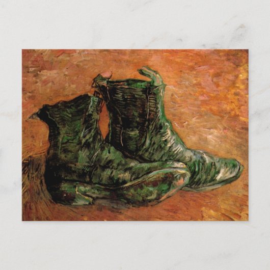 Ein Paar Schuhe von Vincent van Gogh Postkarte (Vorderseite)