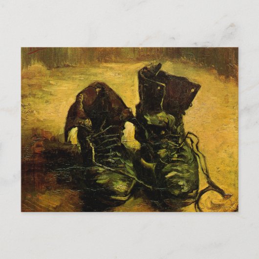 Ein Paar Schuhe von Vincent van Gogh Postkarte (Vorderseite)