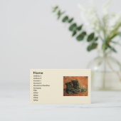 Ein Paar Schuhe von Vincent van Gogh Visitenkarte (Stehend Vorderseite)