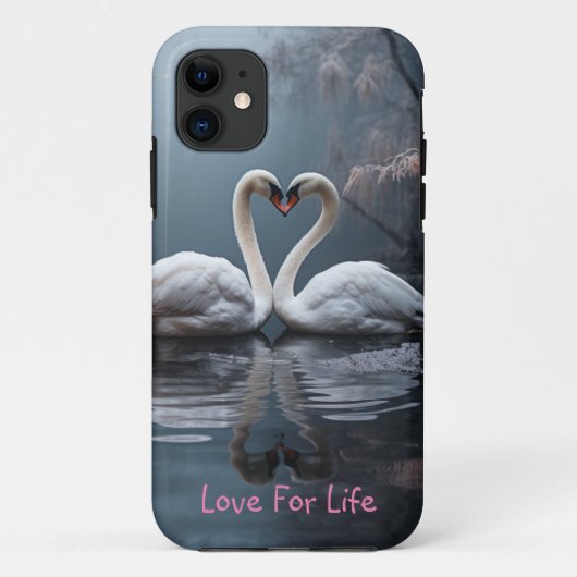 Ein Paar Schwäne Case-Mate iPhone Hülle (Rückseite)