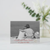 Ein paar Sitze für eine Verlängerung der Einladung (Stehend Vorderseite)