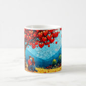 Ein paar sitzen unter einem Baum Kaffeetasse (Mittel)