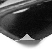 Ein Paar sitzt zusammen in einem Restaurant, das f Poster (Ecke)