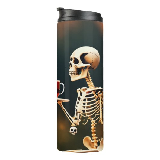 Ein paar Skelton-Bilder Thermosbecher (Nach rechts gedreht)