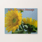 Ein Paar Sonnenblumen Puzzle (Horizontal)