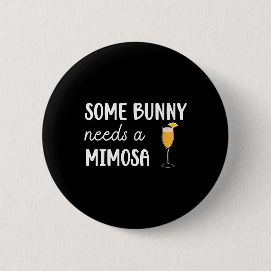 Ein paar Sonnenstrahlen brauchen Mimosa Funny Men Button (Vorderseite)