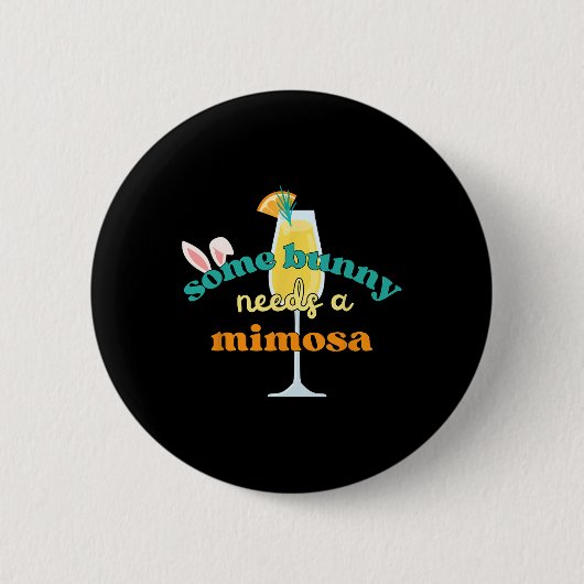 Ein paar Sonnenstrahlen brauchen Mimosa Funny Men Button (Vorderseite)