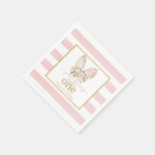 Ein paar Sonnenstrahlen drehen ein (sonnige Ohren) Serviette (Ecke)