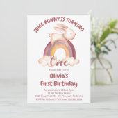 Ein paar Sonnenstrahlen drehen einen sonnigen 1. G Einladung (Stehend Vorderseite)