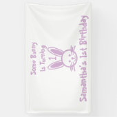 Ein paar Sonnenstrahlen drehen sich einen Geburtst Banner (Vertikal)