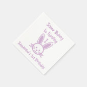 Ein paar Sonnenstrahlen drehen sich einen Geburtst Serviette (Ecke)