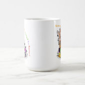 Ein paar Sonnenstrahlen freuen sich auf Ostern! Verwandlungstasse (Zentrum)