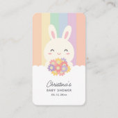 Ein paar Sonnenstrahlen sind auf dem Weg zum Winde Begleitkarte (Rückseite)