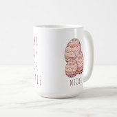 Ein paar Sonnenuntergänge Kaffee Funny Bunny White Kaffeetasse (VorderseiteRechts)