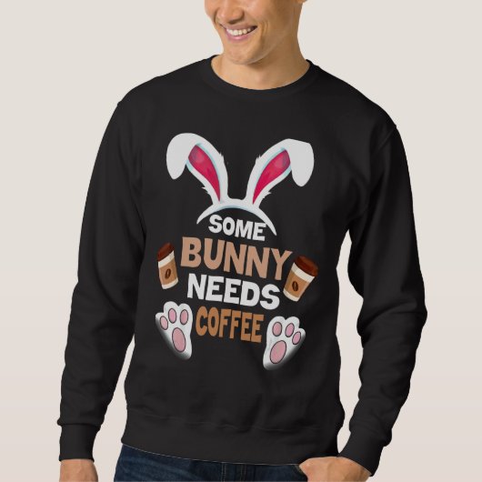Ein paar sonnige Bedürfnisse Kaffee Frauen Rabbit Sweatshirt (Vorderseite)