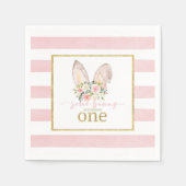 Ein paar Sonnige drehen sich um eins (sonnige Ohre Serviette (Vorderseite)