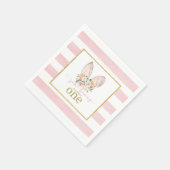 Ein paar Sonnige drehen sich um eins (sonnige Ohre Serviette (Ecke)