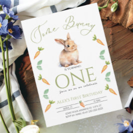 Ein paar sonnige Karotten zum ersten Geburtstag, i Einladung