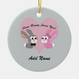 Ein paar sonnige Lieben! Keramikornament