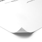 Ein paar Spaziergänge im Regen Poster (Ecke)