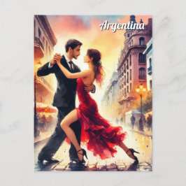 Ein paar Tänze in Argentinien Postkarte
