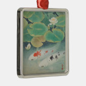 Ein Paar unter Lotus Ornament Aus Metall (Rechts)